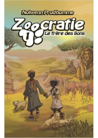 Couverture du roman "Le frère des lions" publié en auto-édition