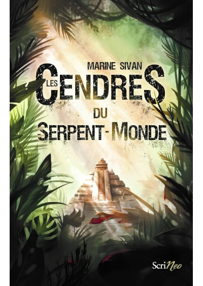 Couverture du roman "Les Cendres du Serpent-Monde" édité chez Scrinéo