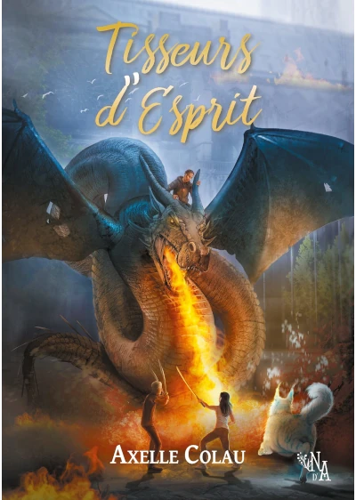 Couverture du roman "Tisseur d'esprit" publié chez Noir d'Absinthe.